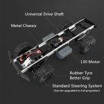 WPL WPLB-1 1/16 2.4G 4WD RC Crawler Off Road Car With Light RTR